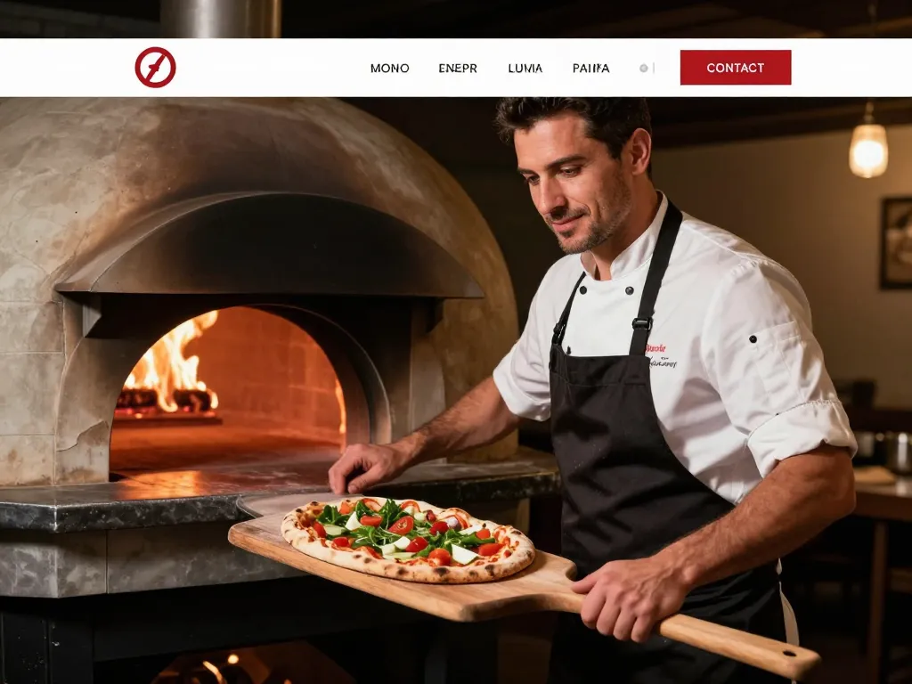 Pizza au feu de bois