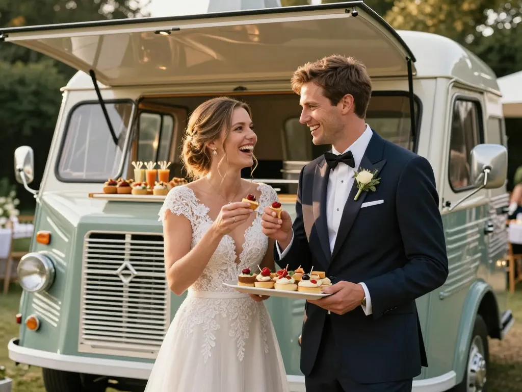 Ambiance Food Truck Mariage